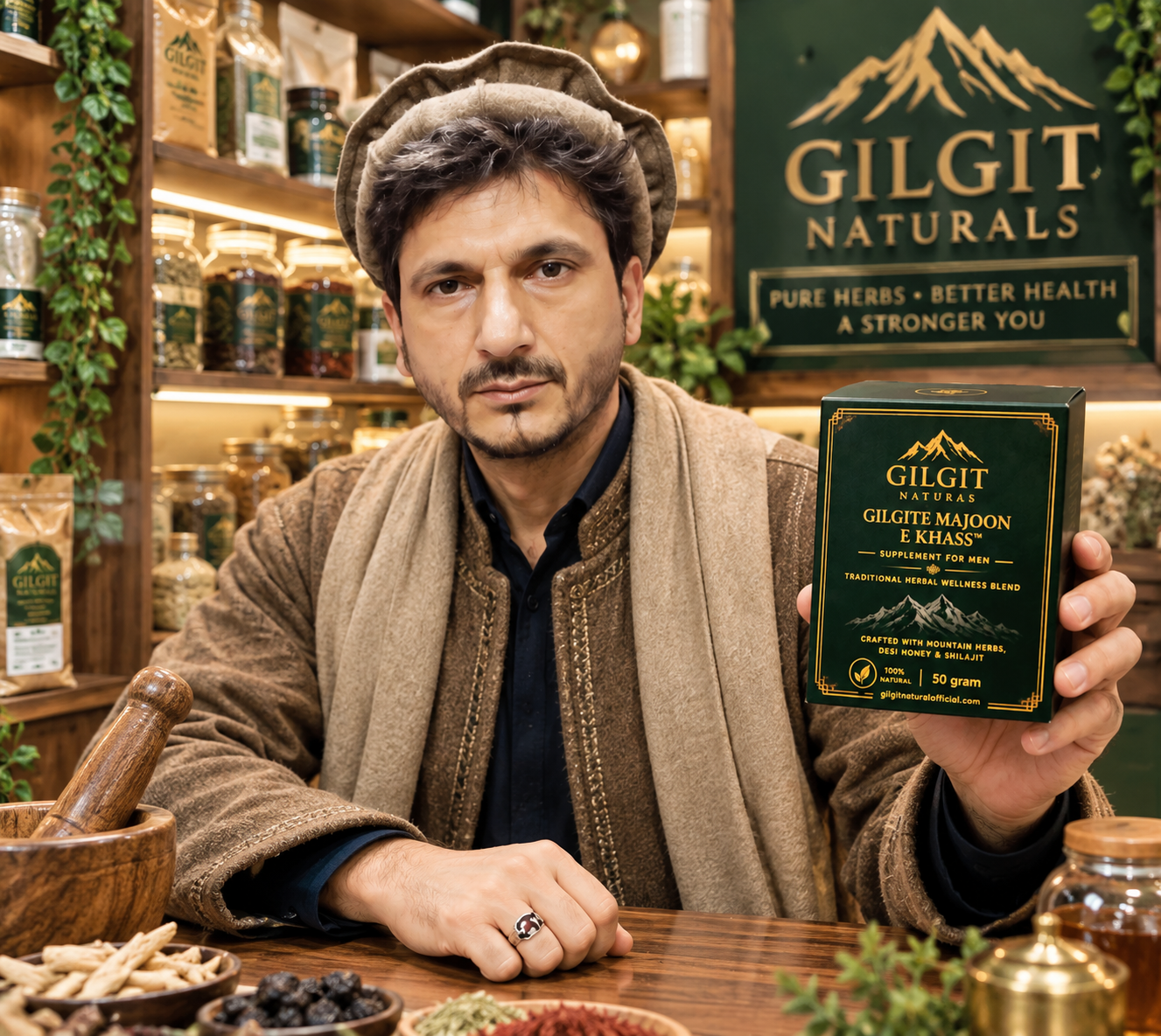 Hakeem Dildar Hussain - Herbal and Unani Practitioner at Gilgit Naturals